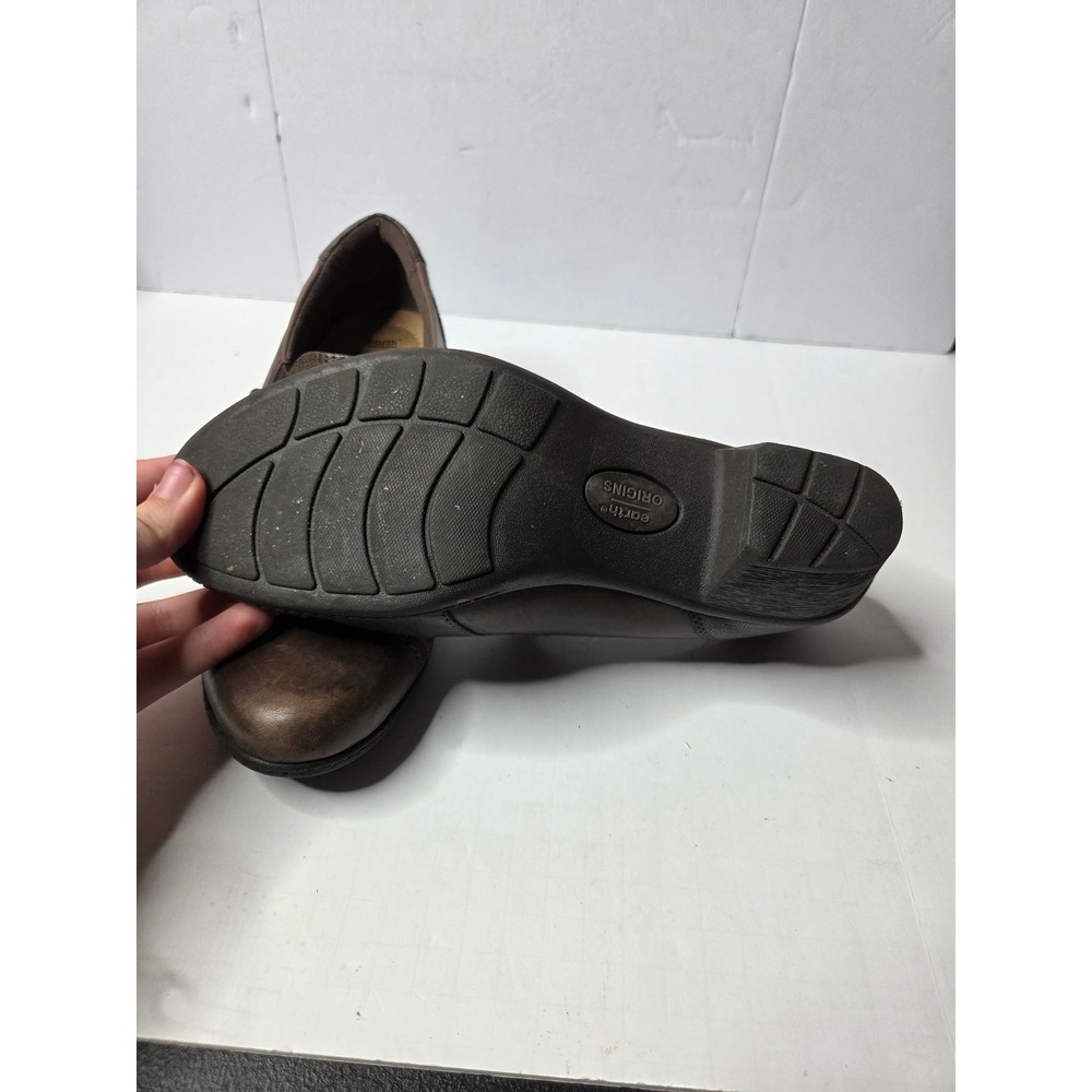 Earth Origins‎ Mavis Womens Bark Brown Leather Slip On Loafer Shoes 9.5M 2019F - Picture 4 of 8